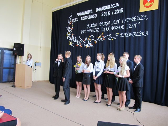 POWIATOWA INAUGURACJA ROKU SZKOLNEGO 2015/2016